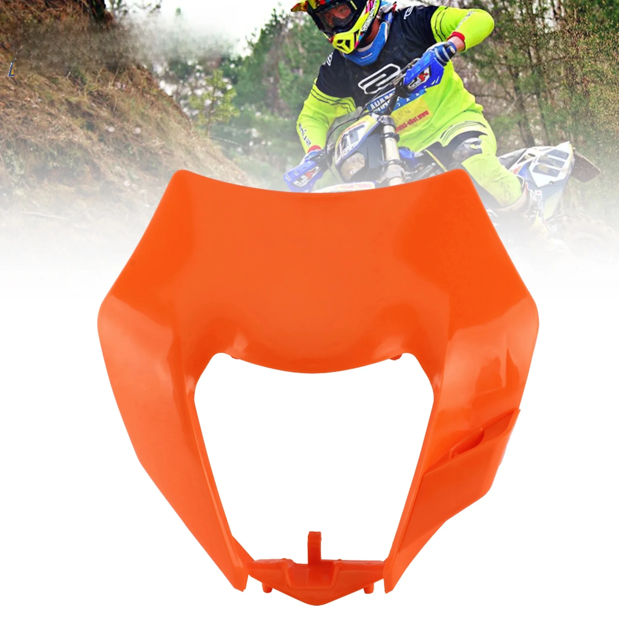 AliExpress PowerMotor Motocross Headlight Plate for KTM 2012 2013 2014 2015 2016 EXC SX XC XCF XCW 125 To 500 Dirt Pit Bike Motorcycle Headlamp Mask