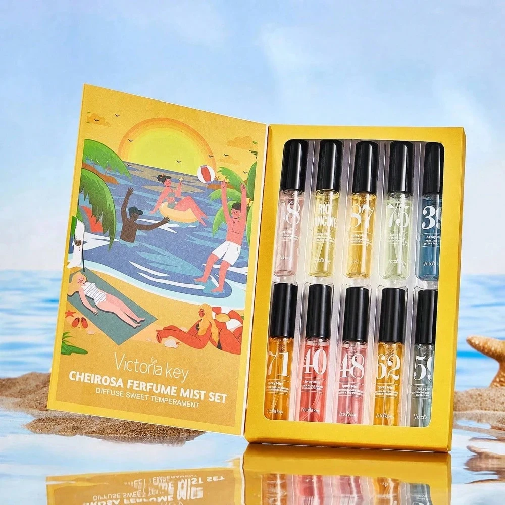 

Brazilian-Inspired Fragrance Spray Set (10-Piece, 5ml) — Exquisite Gift Box, Long-Lasting Scent, Portable & Travel-Friendly