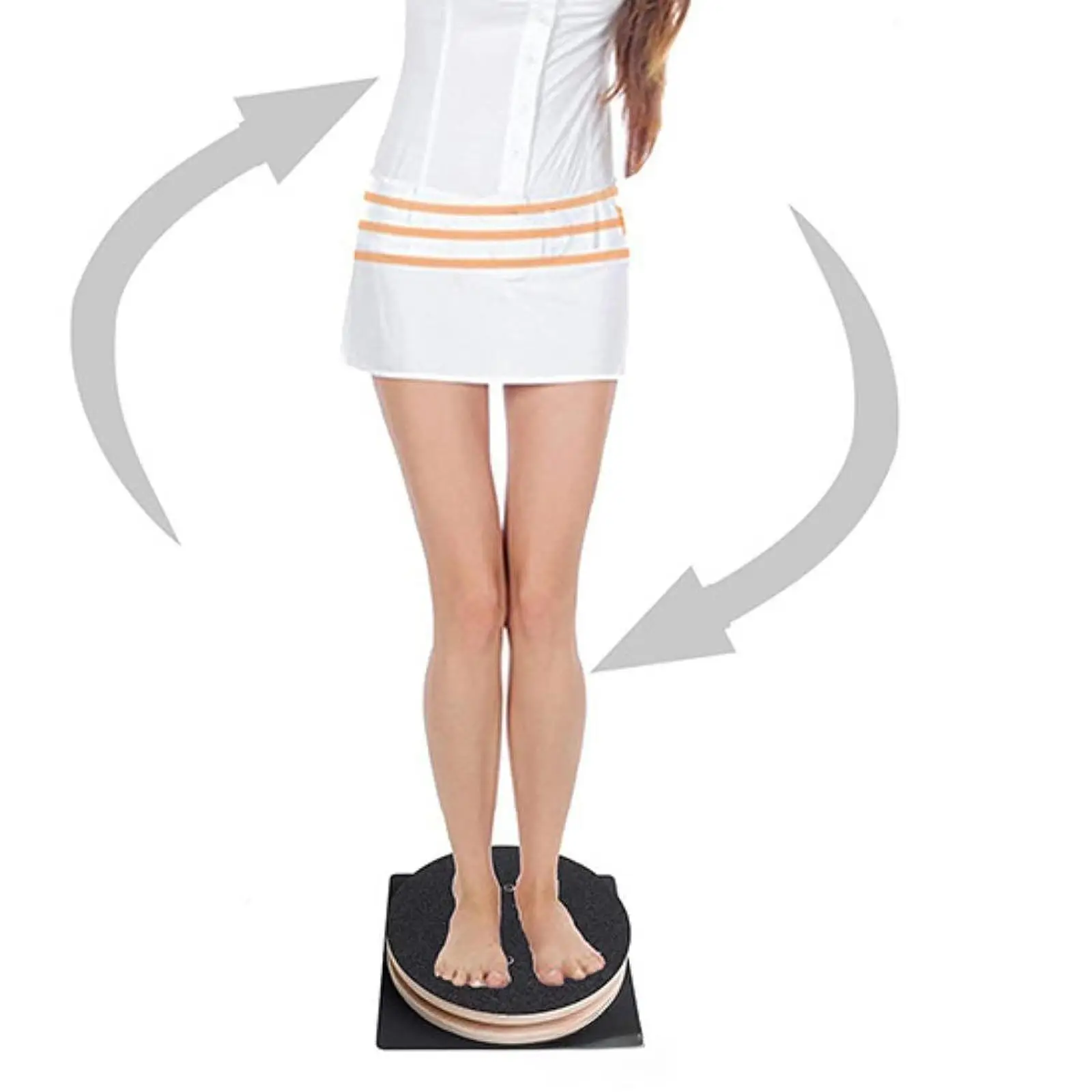 Tabla giratoria de cintura central para ejercicio, disco giratorio portátil para adelgazar, fortalecimiento, tabla de equilibrio Abdominal