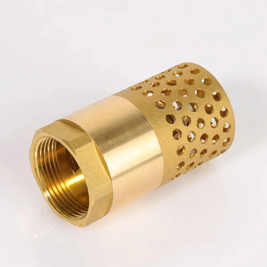 Clapet anti-retour femelle en laiton BSP, filtre à tamis tout en cuivre, Chr25 32 40 50, pompe d'immunisation à l'eau, 1 ", 1-1/4", 1-1/2 ", 1Pc
