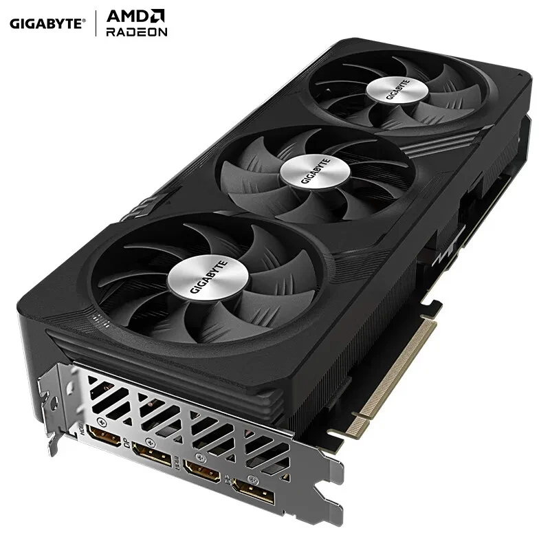 Б/У GIGABYTE RX 7800XT игровая видеокарта 16G OC RDNA3 игровая волшебная видеокарта для редактирования видео графический процессор 16 ГБ GDDR6