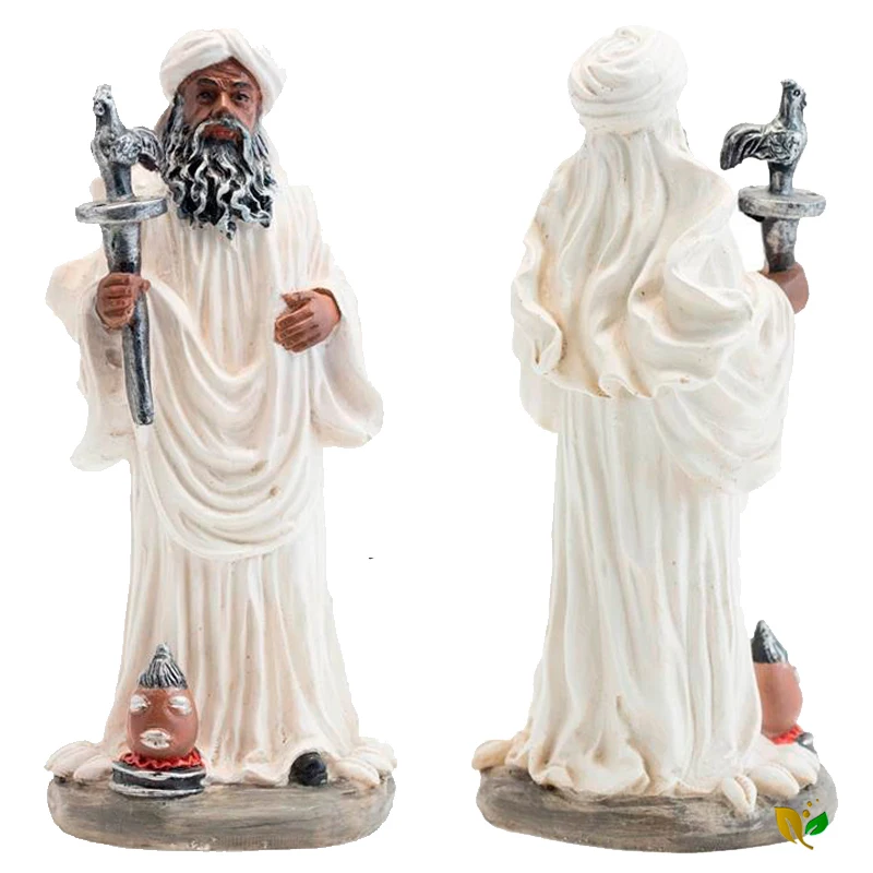 Figure of the Santisima Muerte, Saint Pancras, Sacred Heart, V. De Regla, Yemanya, Virgin of Charity, Archangel Saint Michael, Pomba Gira, Virgin of
