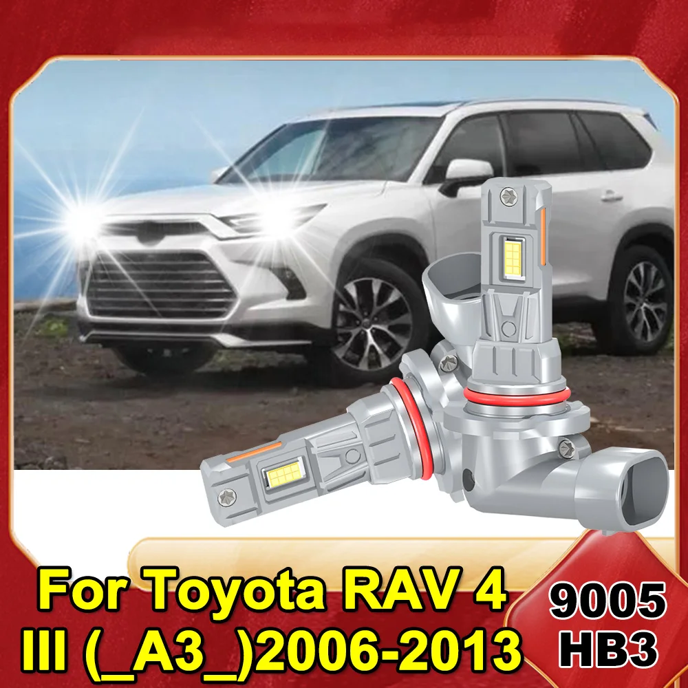 

9005 HB3 Led Headlight Canbu Car Bulb High Power 6000K Xenon White Light Drl Lamp DC12V For Toyota RAV 4 III (A3)2006-2013