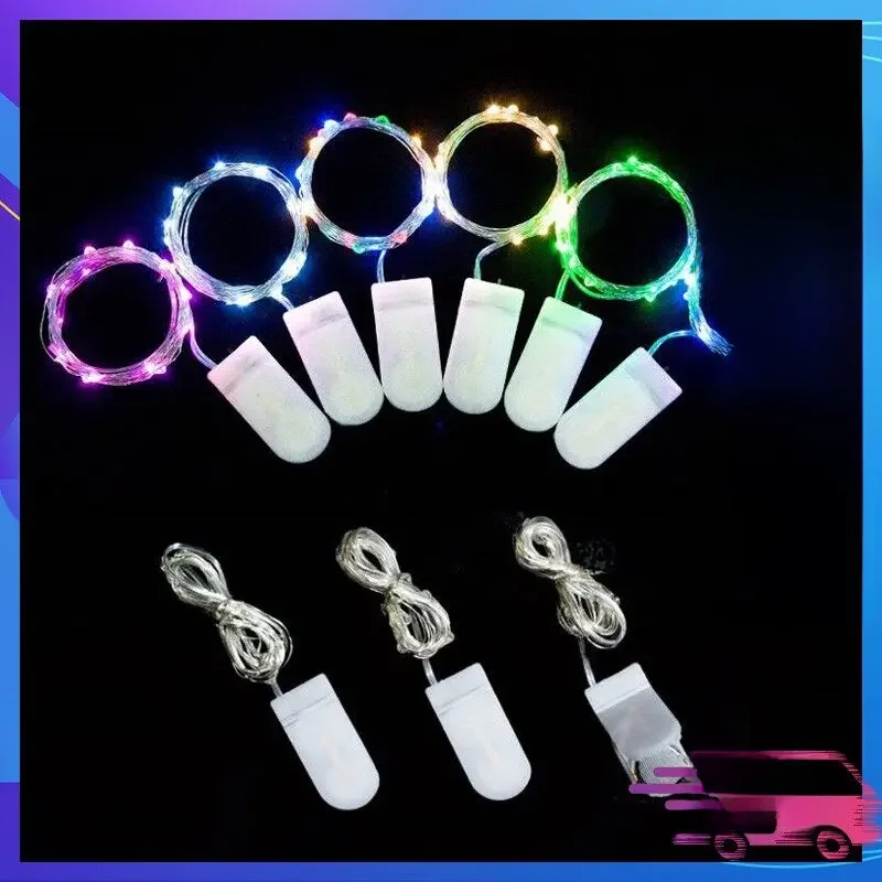 (Pas de batterie) 1M 2M 3M batterie Mini LED fil de cuivre chaîne fée lumières pour fête de mariage décor de noël