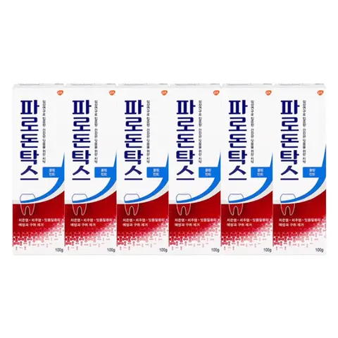 파로돈탁스 치약 6개 쿨링민트 건강한 잇몸을 위한 약국용 치약 Best5
