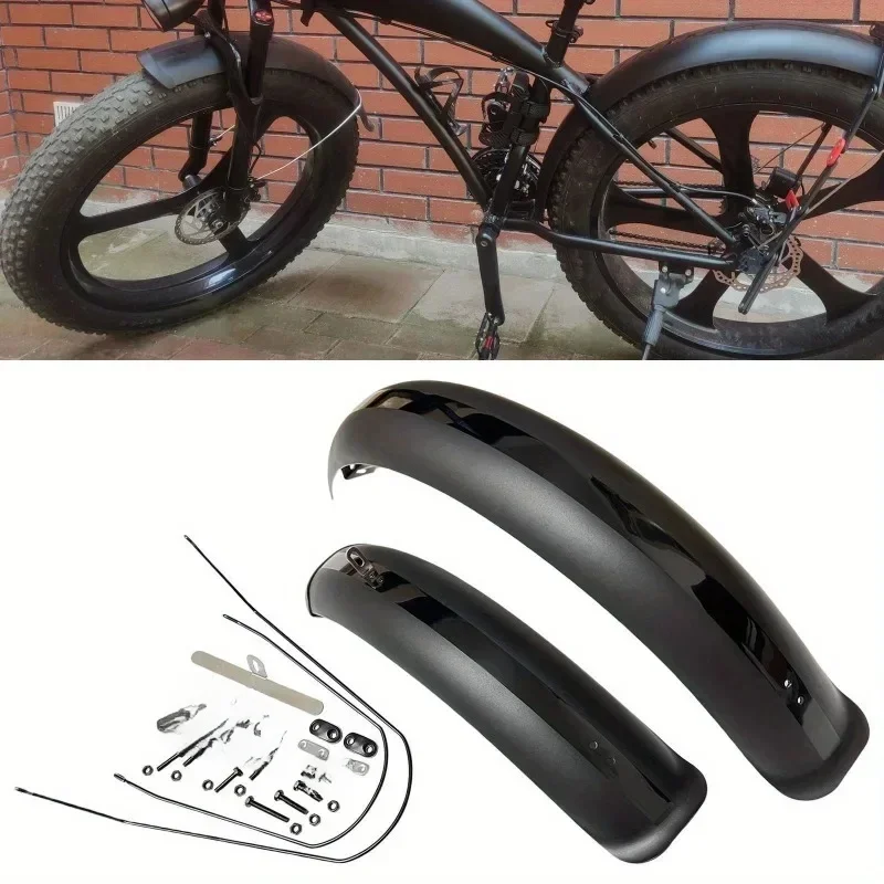 AliExpress NONE Bike Mudguard Front Rear Set Components for Mountain Bike Traveling Outdoor Orange