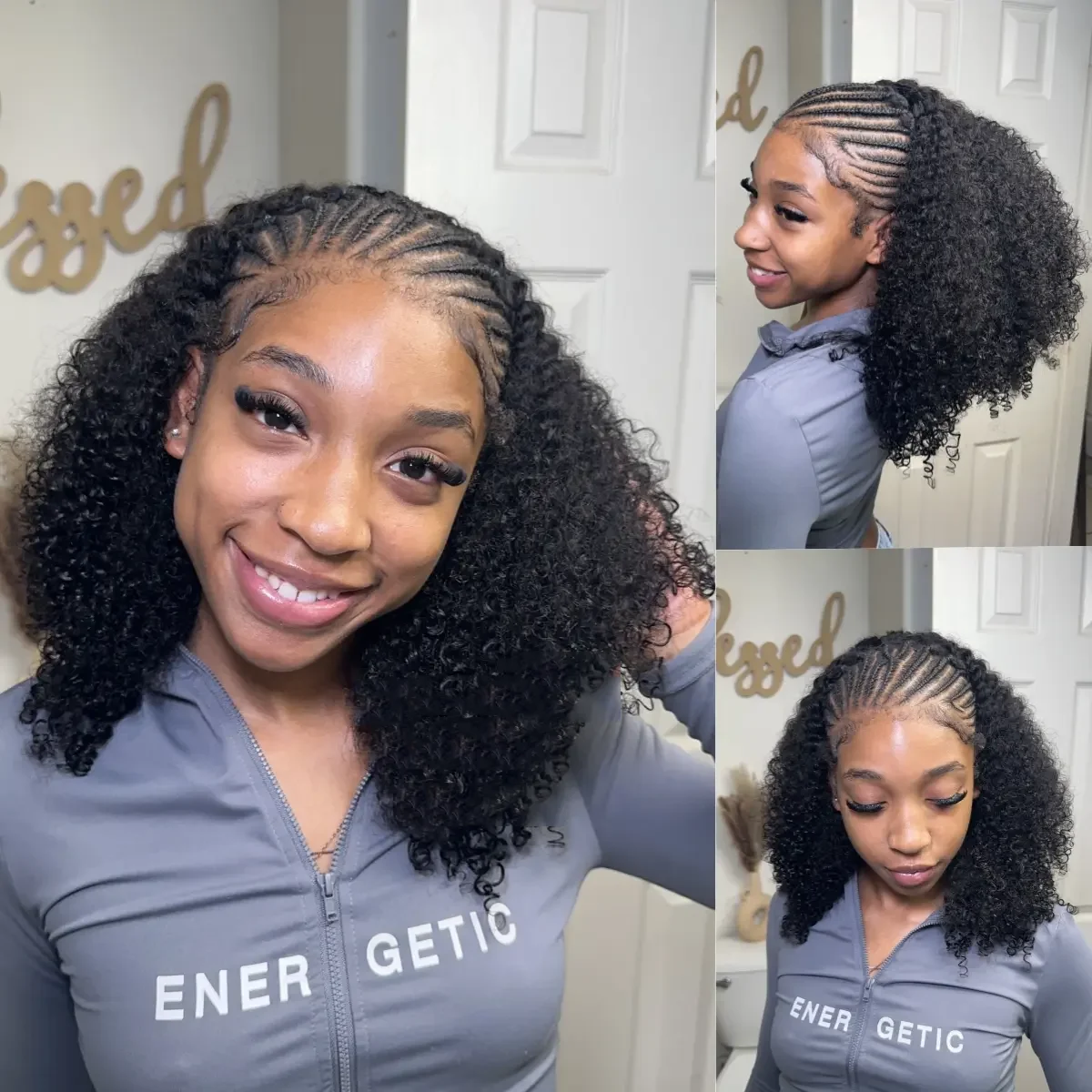 3 In 1 Human Hair H…