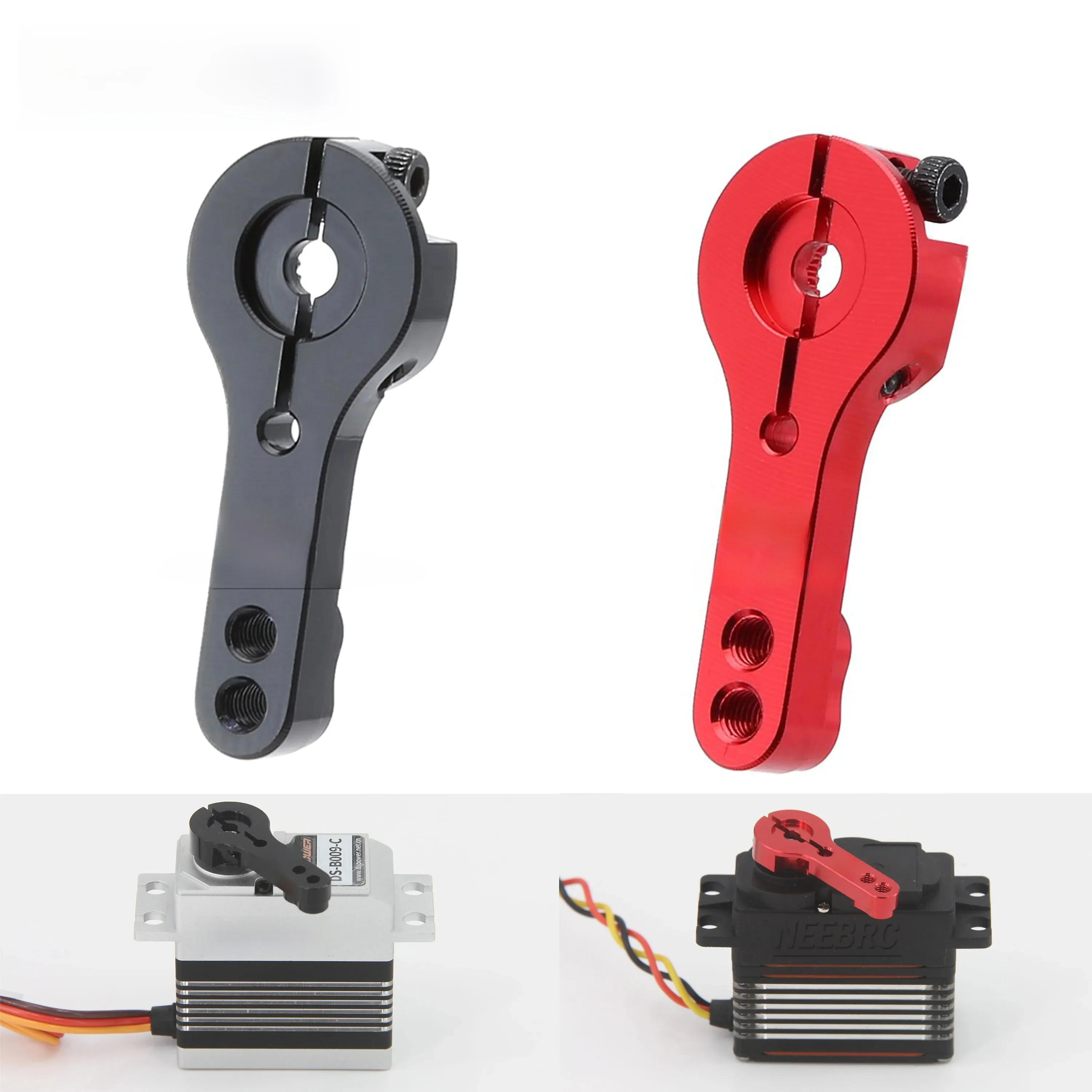 25T M3 Metalen RC Servo Hoorn Arm Aluminium Set voor MG995 MG996R E9001 Futaba Savox Xcore HL PowerHD JX SPT Dspower DIY Auto Speelgoed Deel - afbeelding 2