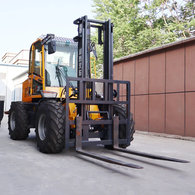 Customized 2t Off-Road Forklift | 4WD Diesel 2000kg Lift | For Farm Construction | Fast Shipping