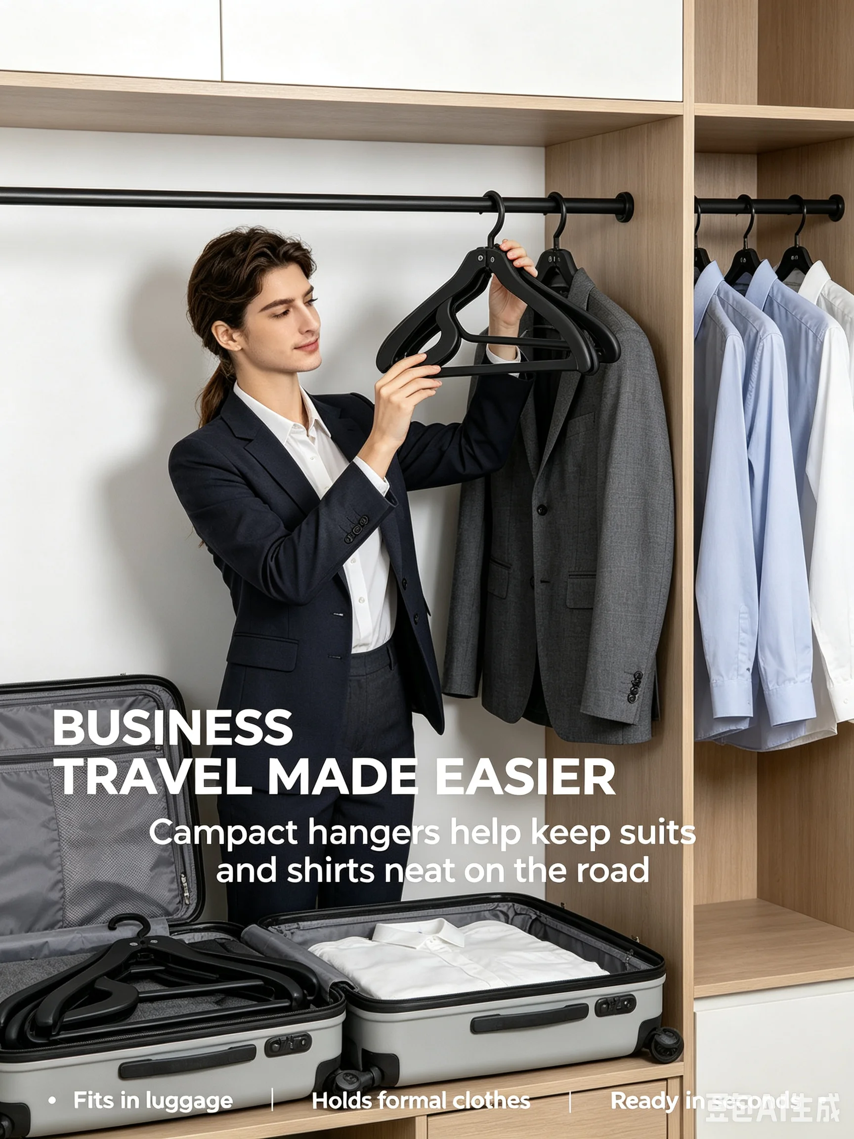 ไม้แขวนเสื้อพกพา 10 ชิ้น อุปกร - Travel Accessories Essentials บทวิจารณ์และราคา