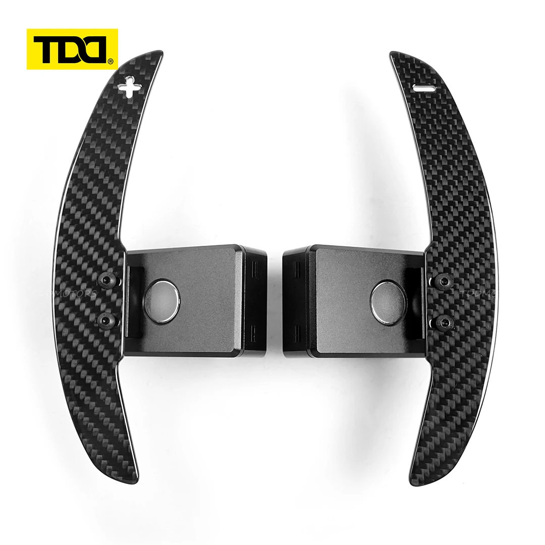 Magnetyczne manetki zmiany biegów z włókna węglowego TDD do kierownicy Hyundai N/GT i30N Kona N Elantra N Veloster N