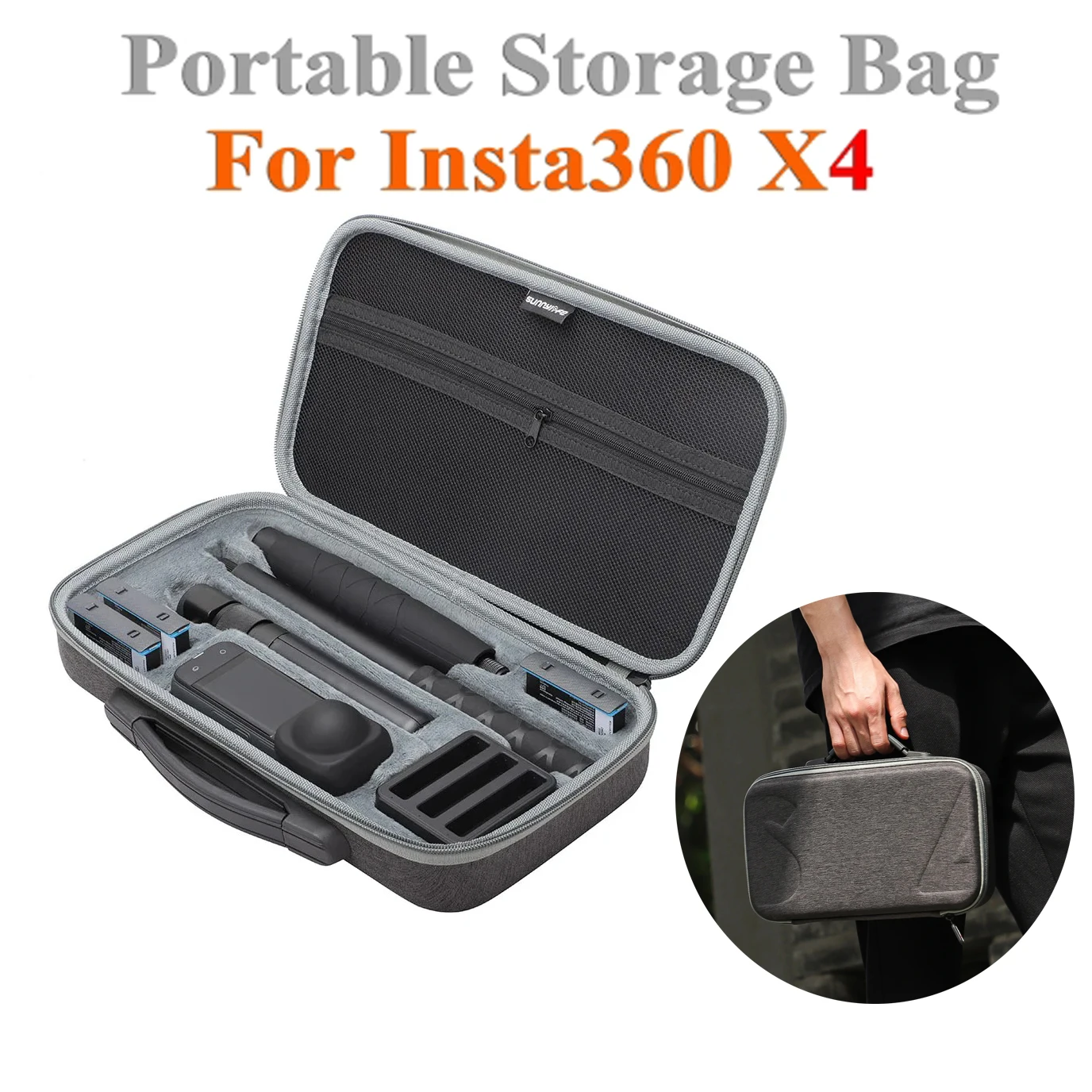 

Carrying Case Package For Insta360 X4 Storage Bag Protective Case Hard Shell Portable Box For Insta 360 X4 Camera Accessories