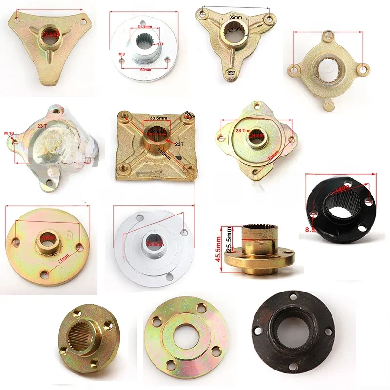 AliExpress NONE 17T 23T 24T 28T 31T 32T 38T Rear Wheel Hub Sprocket Hub For China 50cc-250cc ATV Go Kart UTV Buggy Golf Cart Quad Bike Parts