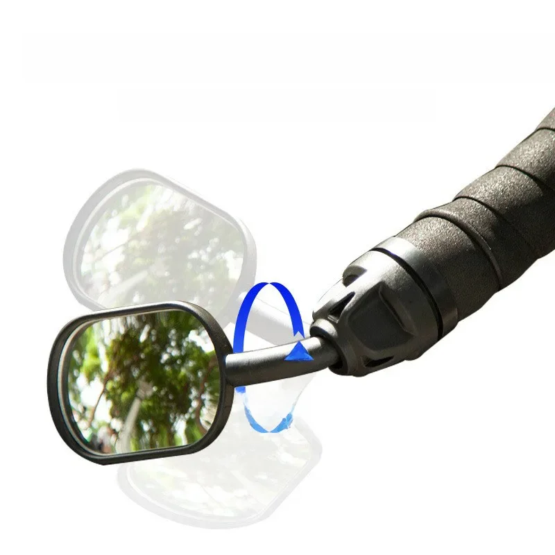 AliExpress Universal Bicycle Rearview Mirror 360° Adjustable Rotate Cycling Handlebar Convex View Mirrors for MTB Road Bike Accessories