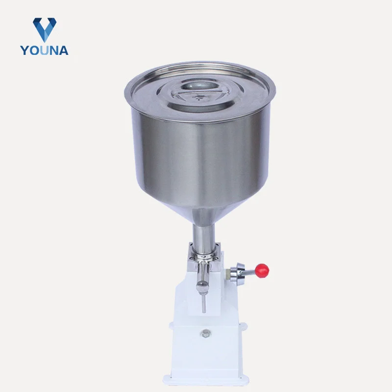 Younapack 5-50ml Small Dosing Filling Machine Manual Operate Cream Oil Sauce Viscous Liquid Bottle Filler