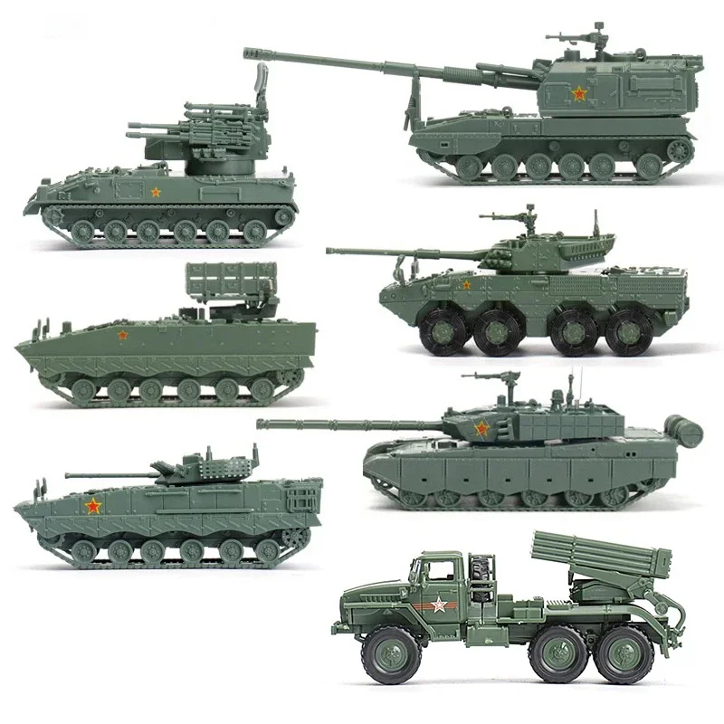 Modèle militaire à assembler 1/72 de véhicules de l'armée russe : BM-21, T-14 Armata, T90MS Tank, T62A, TOS-1, véhicules blindés - Jouets de construction