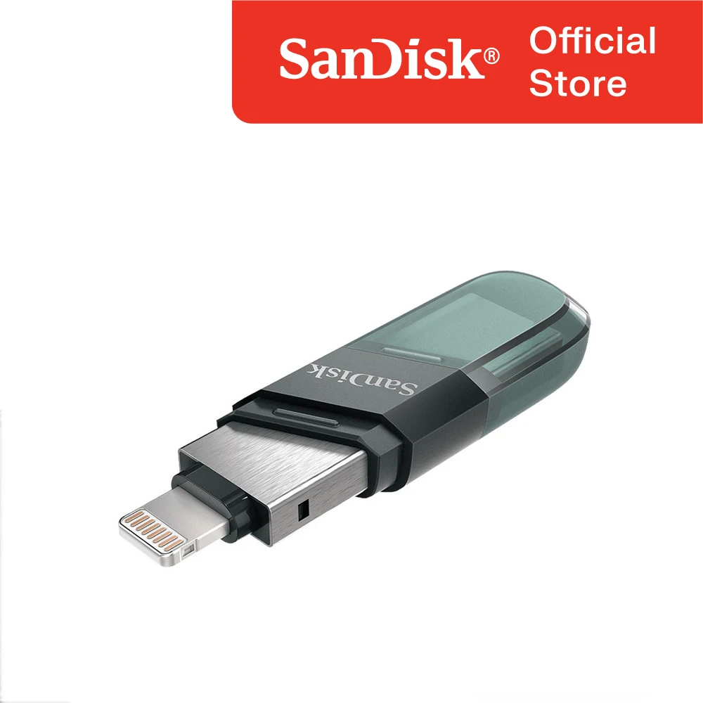 [SanDisk Korea General version] 8 pin OTG iXpand Flip 32GB 64GB 128GB 256GB USB domestic genuine AS 5 years