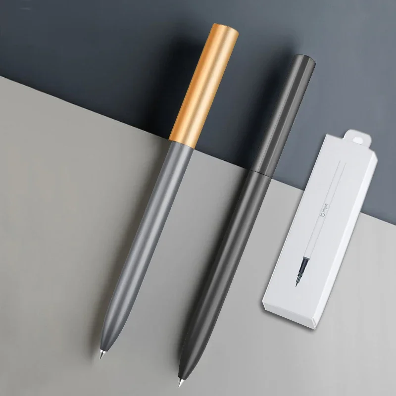Youpin BEIFA metalowy znak długopis długopis Mijia długopisy żelowe 0.5MM PREMEC gładki szwajcaria wkład czarny tusz japonia biuro szkoła prezent — zdjęcie produktu 7