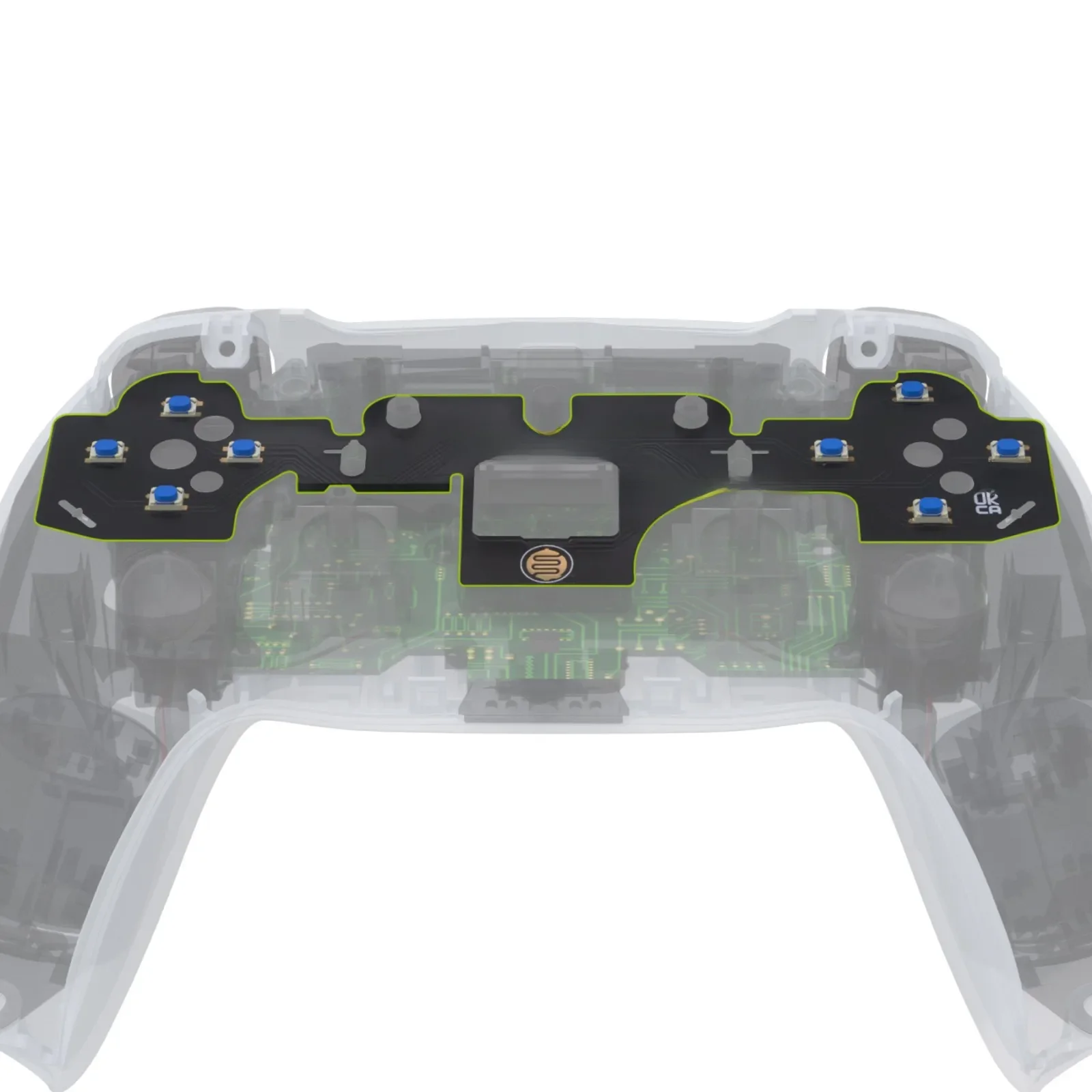 eXtremeRate Face Clicky Kit V2, niestandardowe dotykowe przyciski akcji Dpad, zestaw kliknięć myszy do kontrolera ps5 BDM-010 i BDM-020 — zdjęcie produktu 7