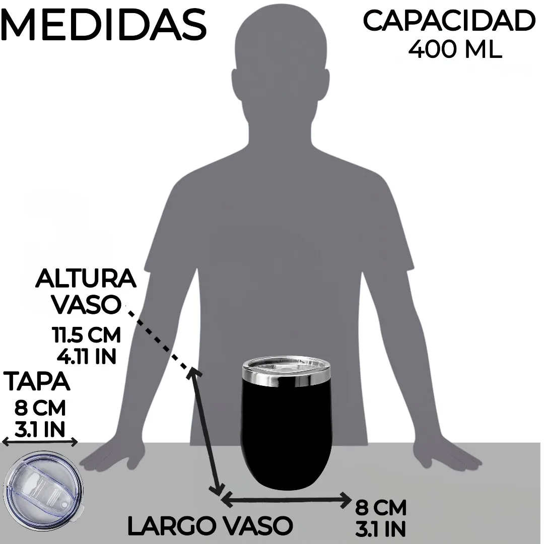 كوب ترمس من الفولاذ المقاوم للصدأ، Kta-78، بهلوان بغطاء، 400 مل، ترمس محمول، كوب سفر معزول على الحائط مثالي للنبيذ والقهوة والمشروبات والشمبانيا والكوكتيلات. زجاج رجالي زجاج نسائي 17 لون.