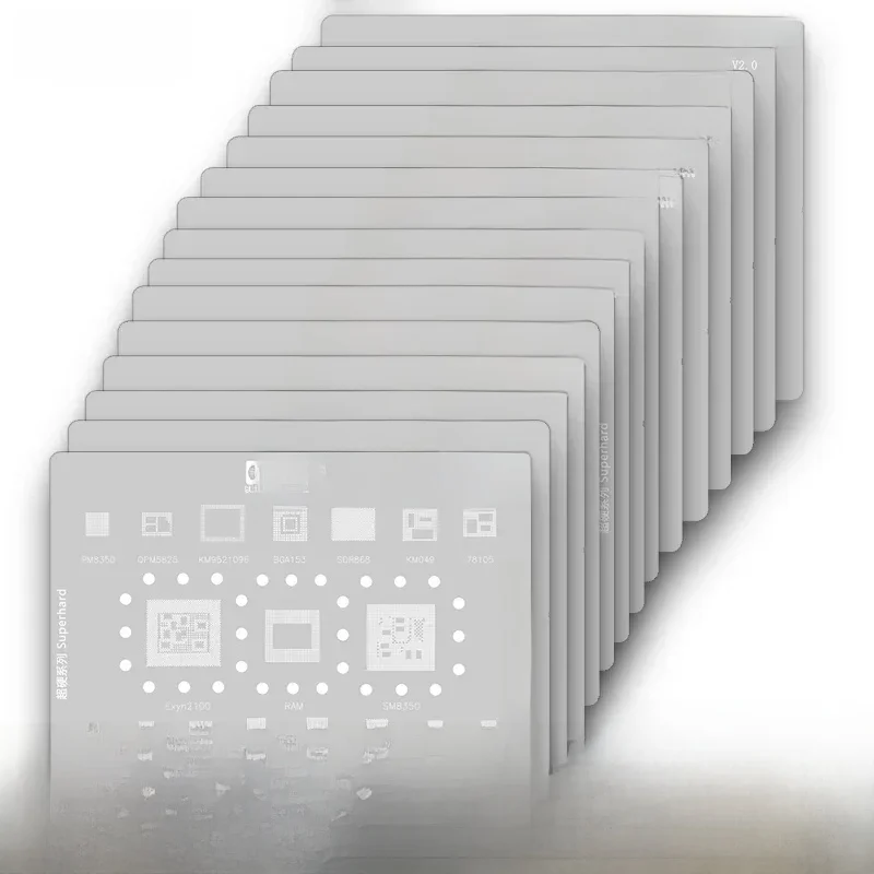 Amaoe SAM1-21 pochoir de reballage BGA pour Samsung toutes séries A/C S25 S24 ULTRA Exynos chargeur d'alimentation CPU WIFI si RF IC réparation d'étain