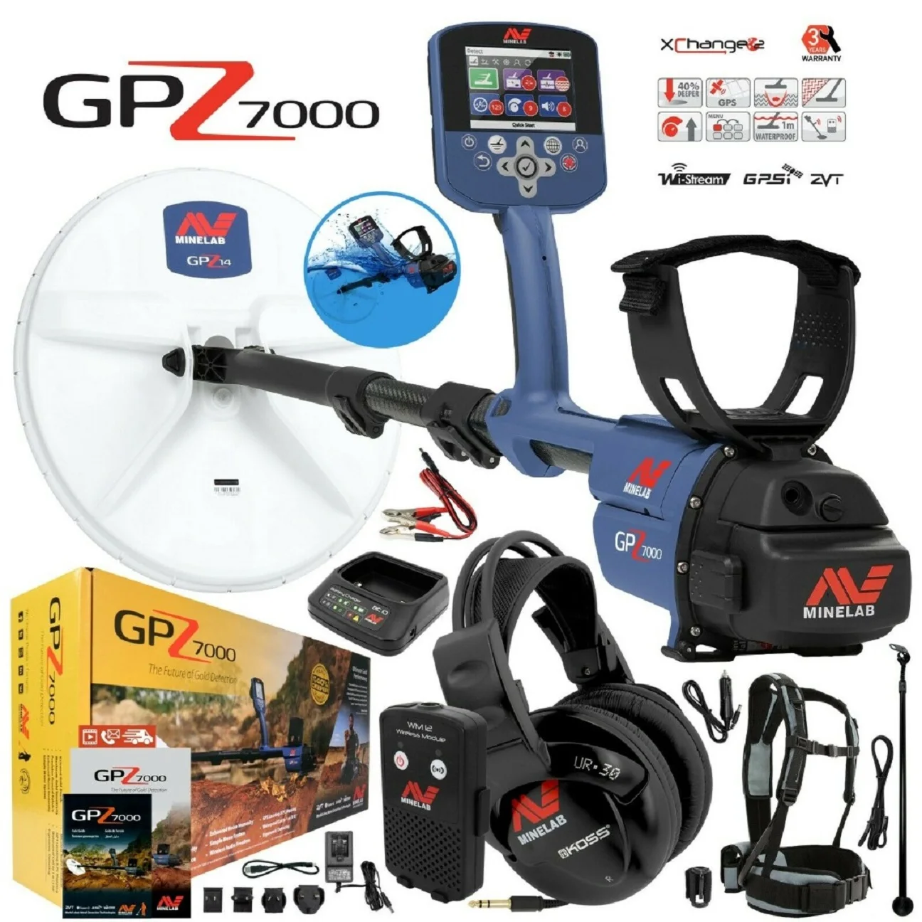 Hot Sale on Brand New Minelabs GPZ 7000 Gold Nugget Metal Detector