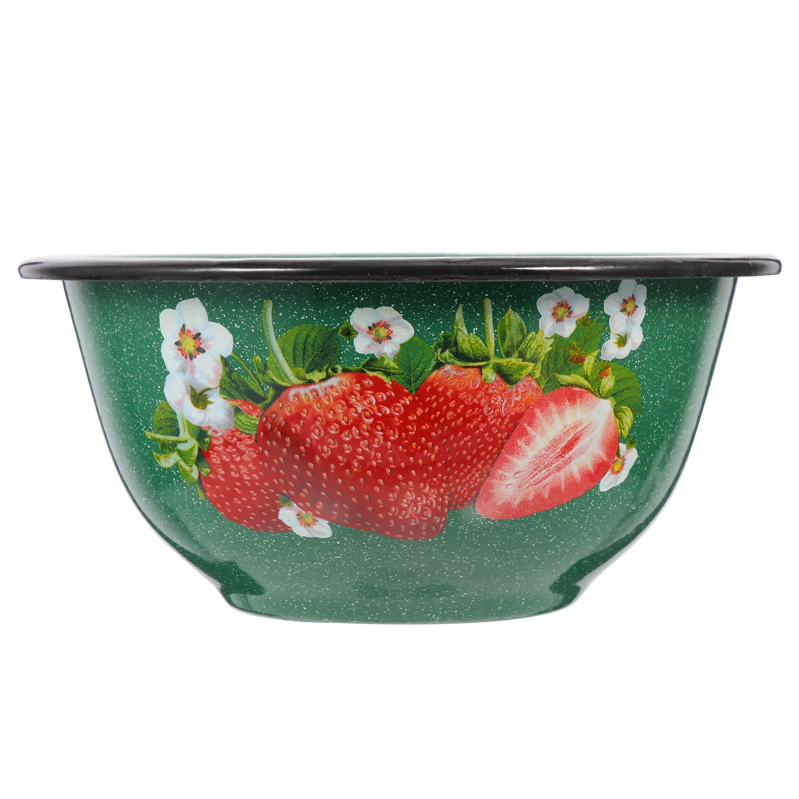Emaille Schüssel Vintage Rühr schüssel Suppe Becken Suppe Schüssel Müslisc halen Teller runde