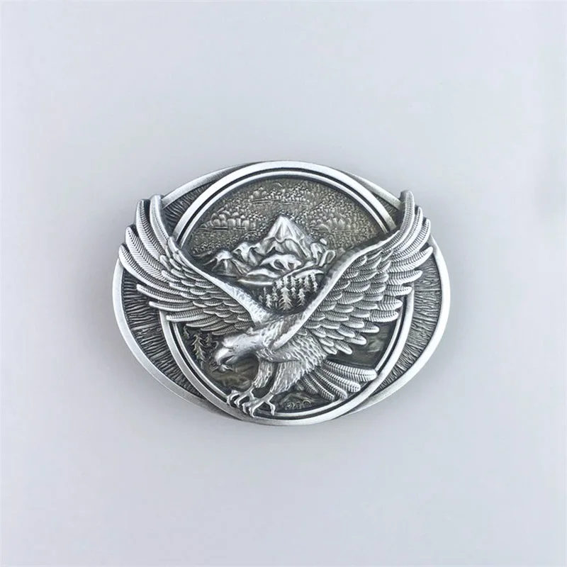 

New Vintage Style Western Wildlife Cowboy Oval Belt Buckle also Stock in the US Free Shipping