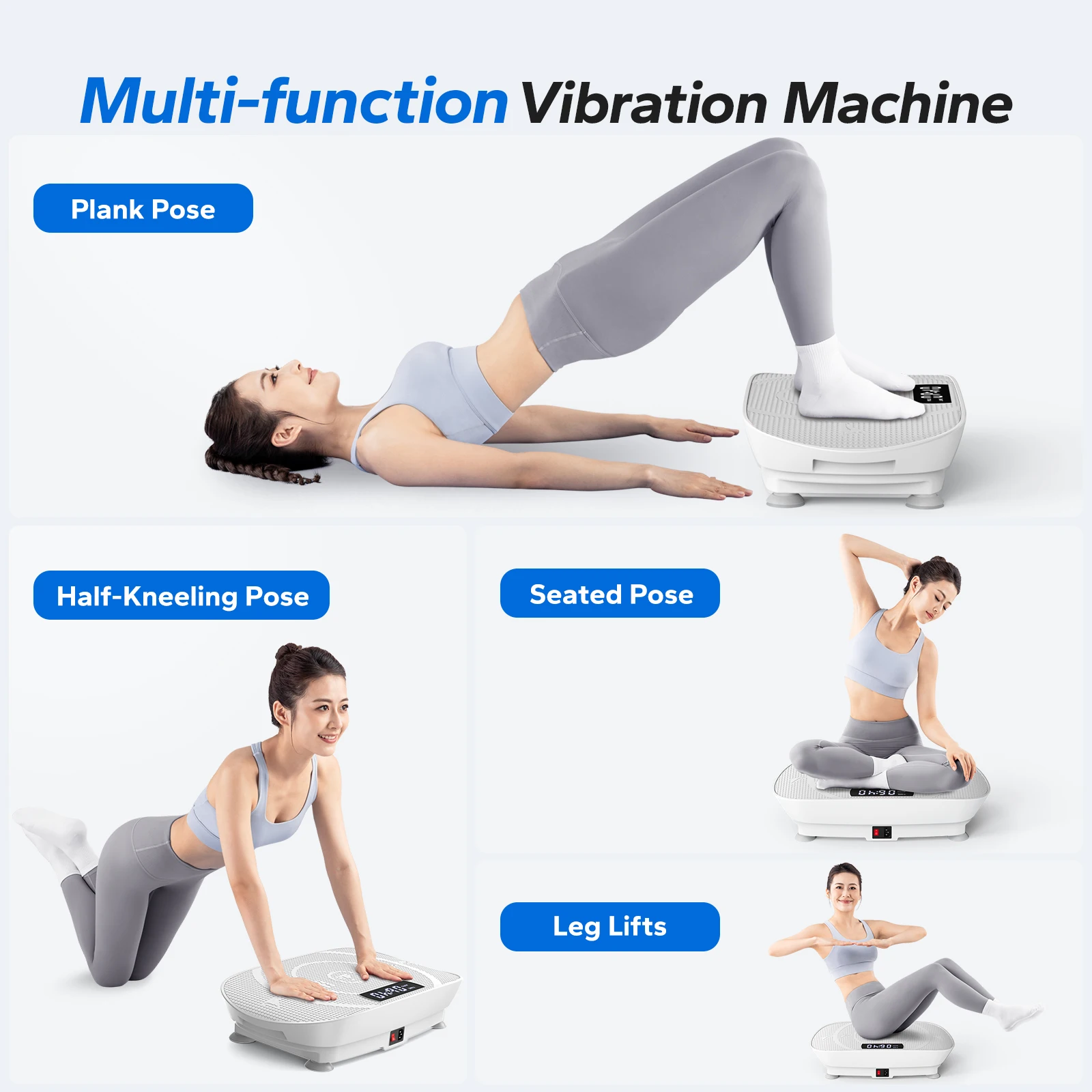 MERACH Vibrationsplatte Trainingsgert, Angetriebene Vibrationsplattform fr Ganzkrpertraining,Muskelaufbau und Formung, Bis 150KG - AliExpress 18 MERACH Vibrationsplatte Trainingsgert, Angetriebene Vibrationsplattform fr Ganzkrpertraining,Muskelaufbau und Formung, Bis 150KG - AliExpress 18