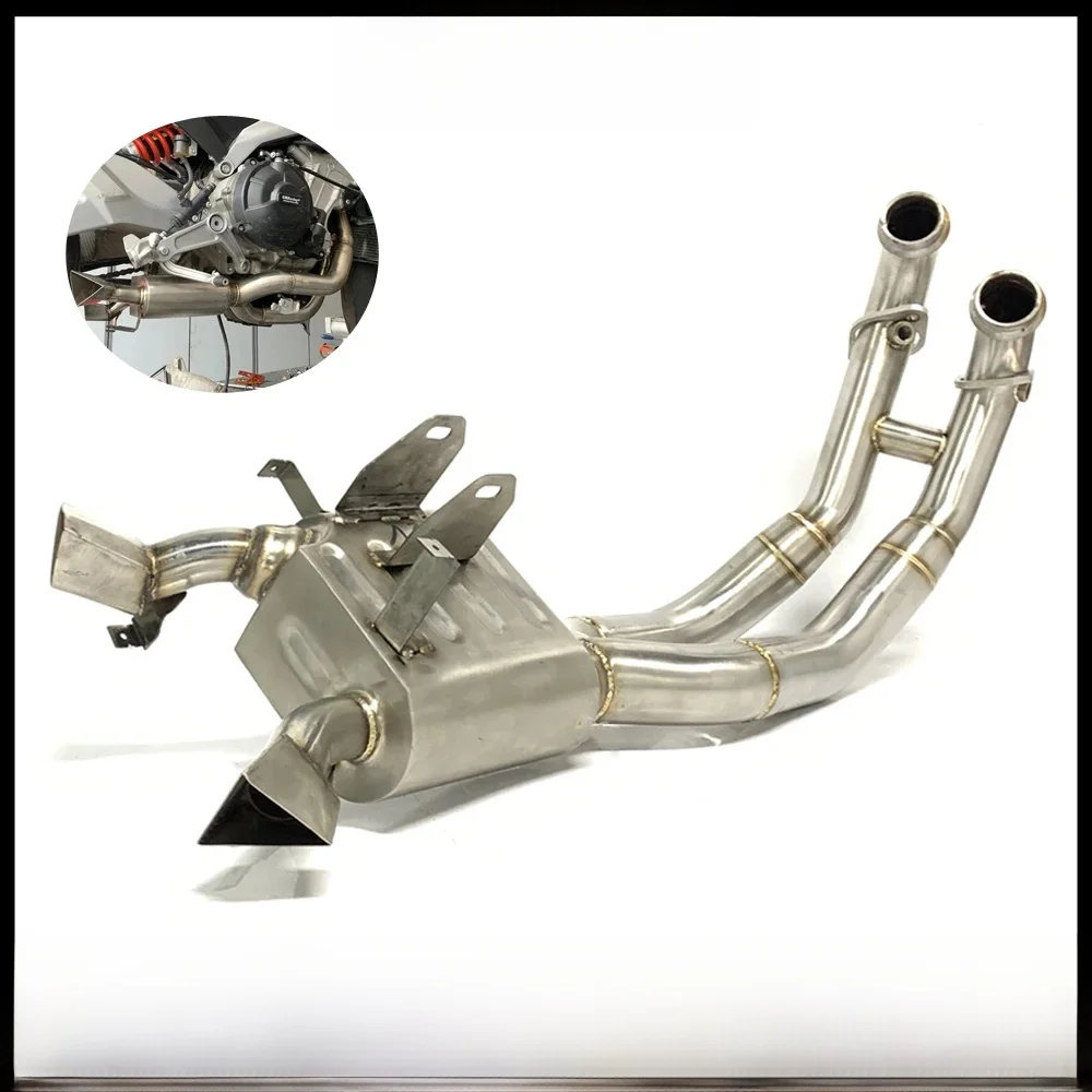 AliExpress TEEN TOP Under-bike Full Exhaust System For Aprilia RS660 Tuono660 Motorcycle Stainless Steel Exhaust Escape Exhaust Muffler Connect Tube
