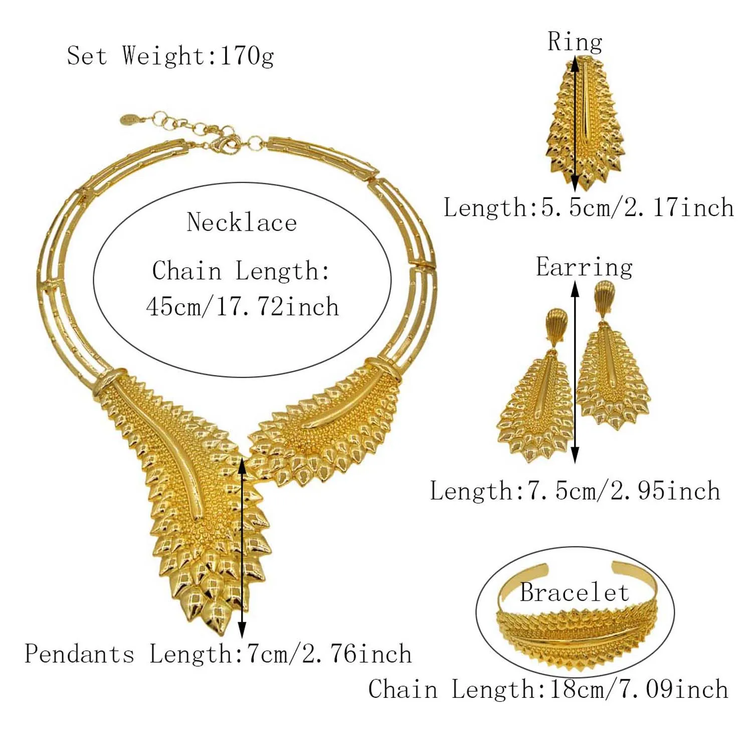 Dubai Gold Plated Jewelry Sets For Women Brazilian Original Fashion Trend Earrings Rings Wedding Banquet Jewelry Sets