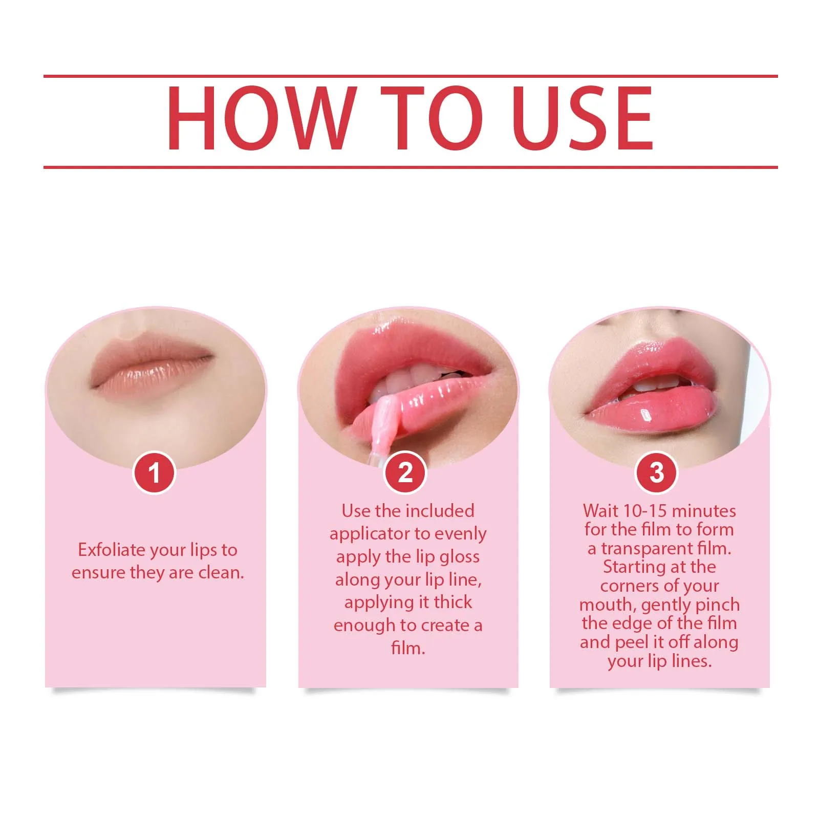 Multi Color Peel Off Lip Gloss Gentle Moisturizing Remove Dead Skin Fade Lip Lines Enhance Gloss Nourishing Plumper Lip Gloss