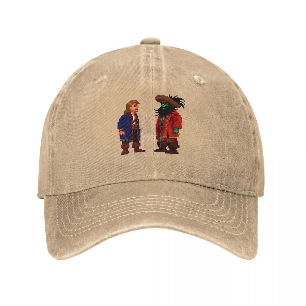 Casquette de Baseball Vintage Guybrush LeChuck Monkey Island, Unisexe, DistMurcia Denim Snapback Game, Course en Plein Air Golf Chapeaux Réglables