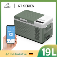 Alpicool RT20 Car Refrigerator 19L Portable Freezer Compressor Electric Cooler 12/24V DC 100~240V AC 12V Mini Fridge for Camping