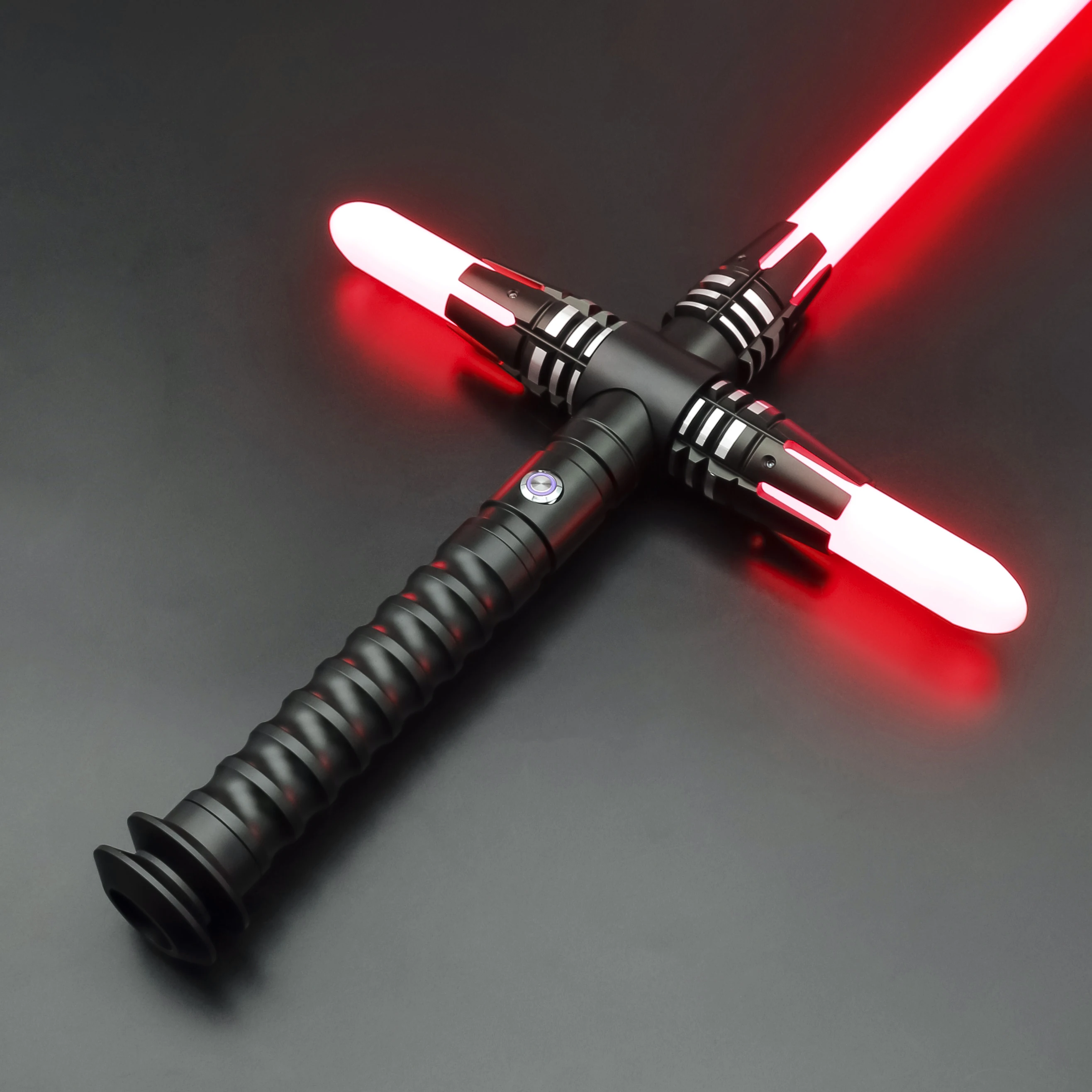 TXQSABER Smooth Swing Heavy Dueling Lightsaber 12 Color Changing 16 sets Sounds Metal Hilt Cross Laser Sword Cosplay Kids Toys - Image 2