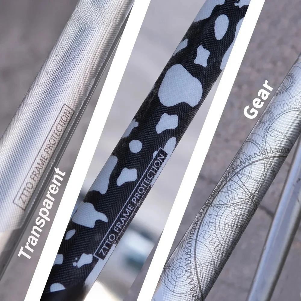 AliExpress ZTTO MTB Road Bike 3D Paster Frame Scratch-Resistant Protector Removeable Sticker Anti-Skid Guard Frame Cover Gear Transparent
