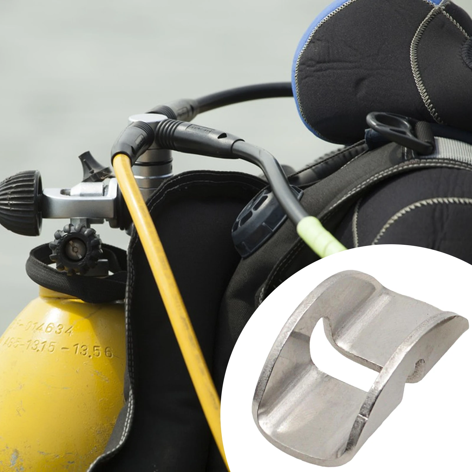 Scuba Diving Side Mount Tank Holder Bracket Replacement Accessory Easy to Use Dive Gear Equipment Universal Fixing Seat Bracket