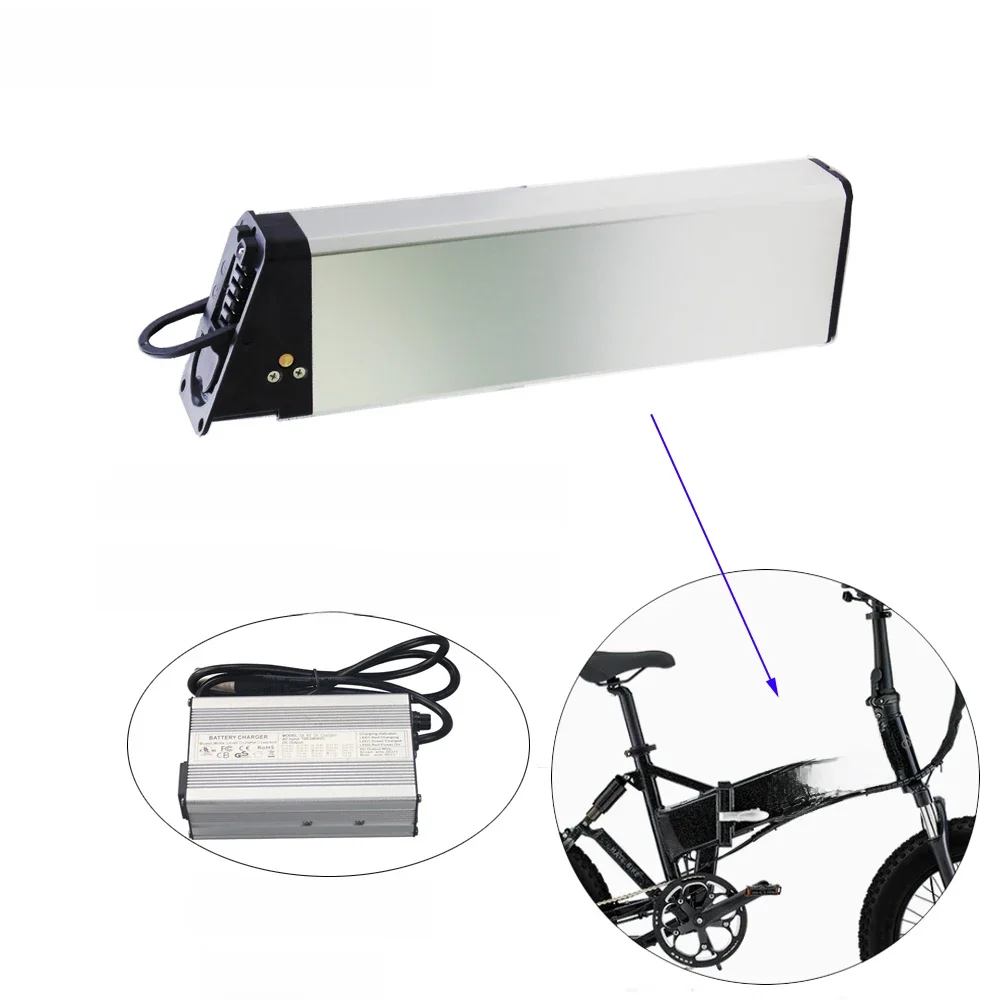 Vervanging 48V 750W Mate X Elektrische Vouwfiets Fiets Batterij 48V 14.5Ah 16Ah 17Ah 17.5Ah 1000W yamee Fat Tire Ebike Batterij - afbeelding 2