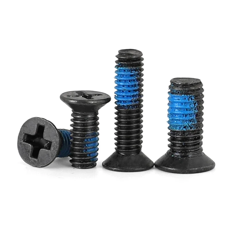 Vis de boîtier inférieur pour ordinateur portable M2 M2.5 M3, tête plate pour Asus X555 K555 F555 W509L W519L VM590L, pièces de réparation universelles, 10/30/50 pièces