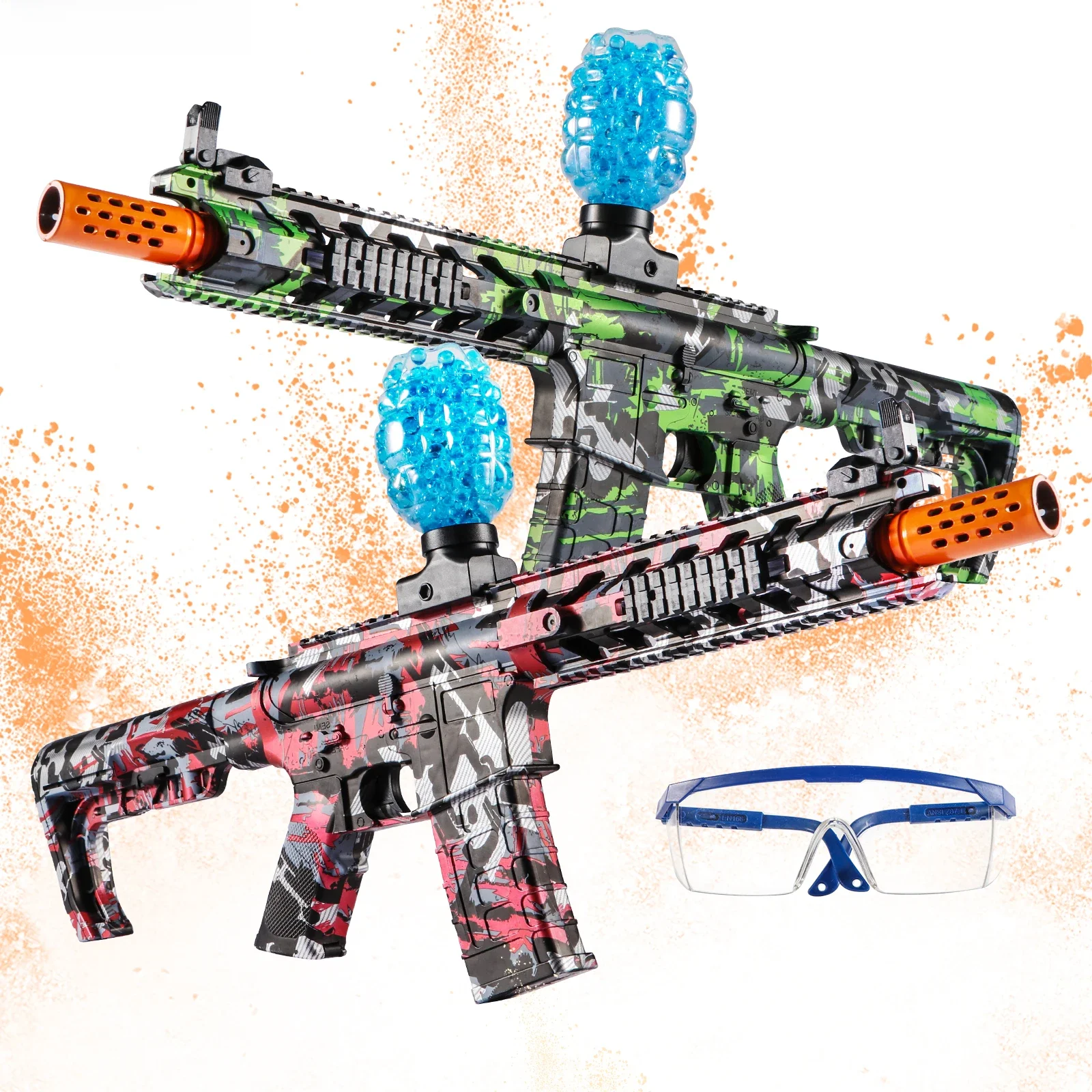 M416 elektrisch blasterpistoolspeelgoed, oplaadbaar, automatisch buitenspeelgoed voor teamactiviteiten, perfect cadeau (kogels exclusief) - afbeelding 2