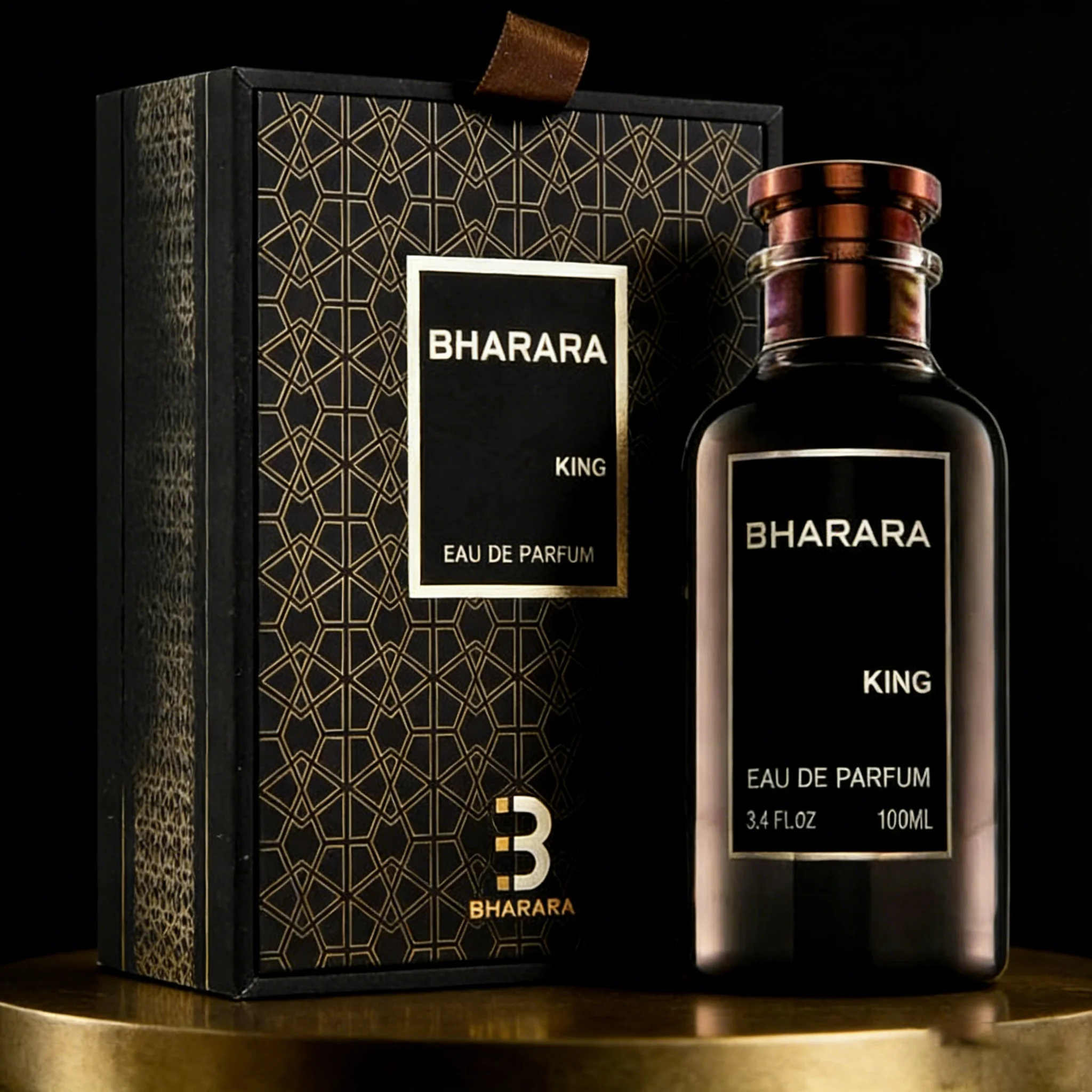 Perfumes For Men Bharara King Eau De Parfum 3.4 Oz & 1 Empty Travel Perfume Atomizer (BEST CHOICE) view 4