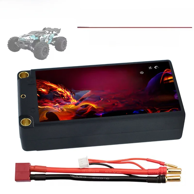 Ulepszona bateria TERANTY MAX 300C Shorty Lipo 2S 7.6V 7500mah 150C z kulą grafenową 5mm do części zbiorników 1/10 RC Car Race Boat — zdjęcie produktu 7
