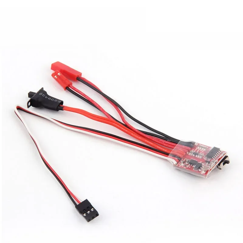 30A 20A 10A ESC vitesse du moteur RC ESC 2KHz frein à brosse avant et arrière RC 2S pour contrôleur bateau voiture Prototank régulateur supérieur