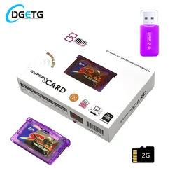 Supercard Card Mini SD Card Adapter For GB GBA SP GBM IDS NDS NDSL GBA SP Burning Card Game Cartridge