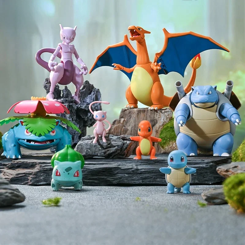 Keeppley – bloc de construction Pokemon Original, nouveau modèle Pikachu écureuil Bulbasaur, Puzzle de jeu, décoration, jouets pour enfants, cadeaux pour filles