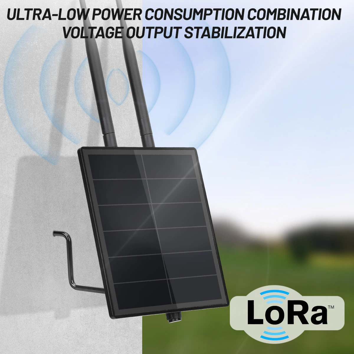 

Солнечная наружная водонепроницаемая метеластичная LoRa со встроенным 915 МГц RAK4631 WisBlock солнечный узло/ретранслятор с антенной Lora для сетки IoT