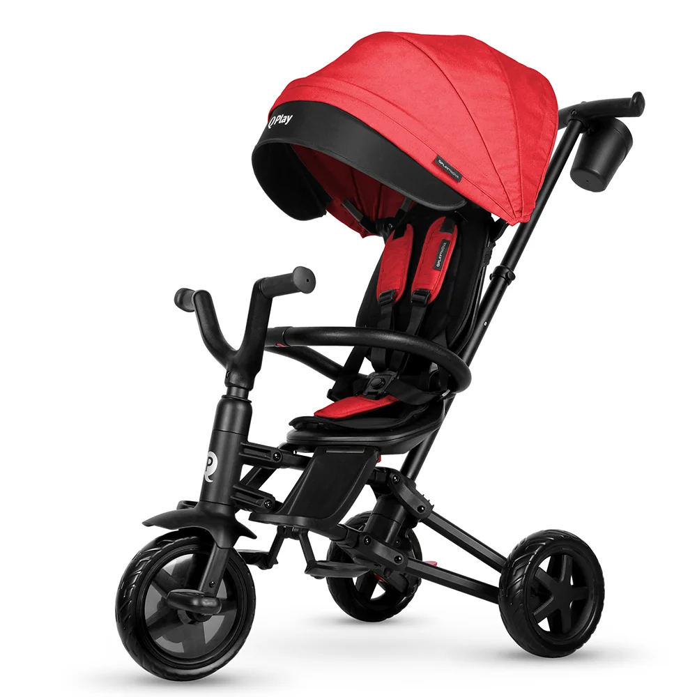 Nova Niello tricycle-totally foldable-red Qplay