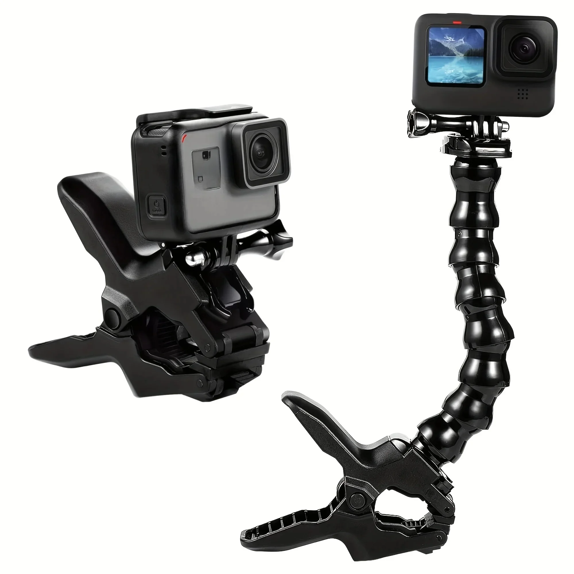 Uchwyt zaciskowy Jaws Flex do kamer akcji GoPro i DJI Osmo - regulowana gęsia szyja zapewniająca wszechstronne kąty strzelania — zdjęcie 2