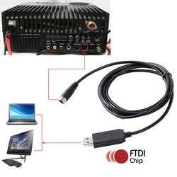 FTDI FT232RL USB CAT Programming Cable USB to Mini Din 6 Pin for Yaesu FT-757GXII FT-840 FT-890 FT-900 CAT-890