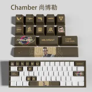 10pcs buy Valorant Chamber Keycaps